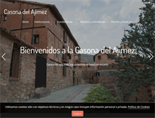 Tablet Screenshot of casonadelajimez.com